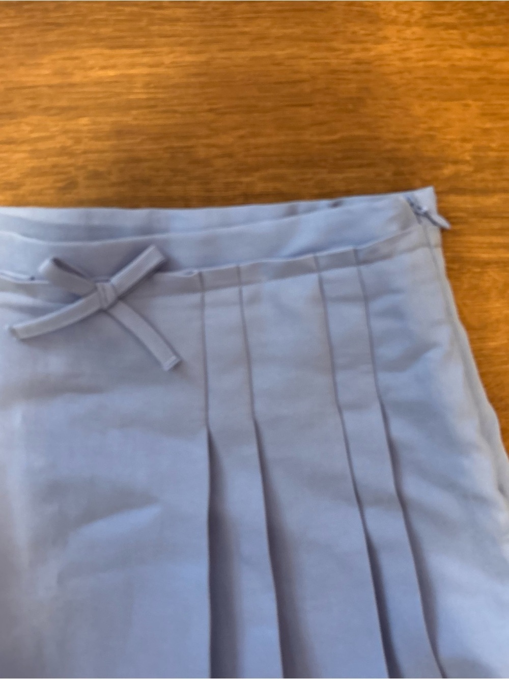 NWT Zara Light Blue Pleated Girls 8-9 Years Skirt Summer School Uniform - Picture 4 of 6